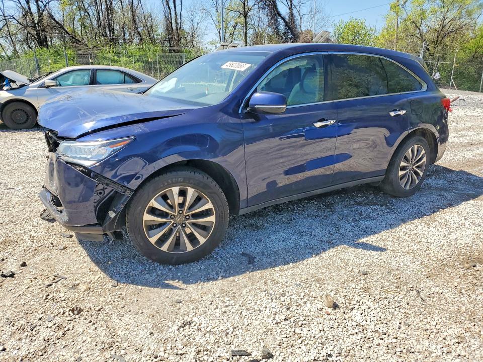 Aukcja sprzedaży 2016 Acura Mdx, vin: 5FRYD4H61GB062265, numer aukcji: 48822086