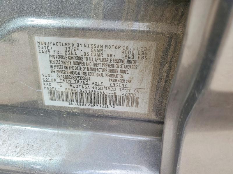Продаж на аукціоні авто 2024 Nissan Sentra, vin: 3N1AB8CV8RY323674, номер лоту: 49793276