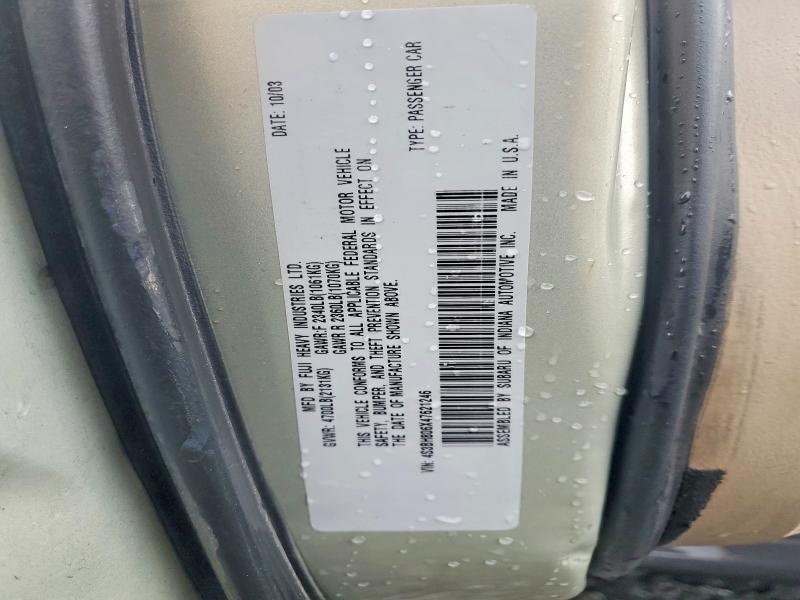 50682796 :رقم المزاد ، 4S3BH806X47621246 vin ، 2004 Subaru Legacy مزاد بيع