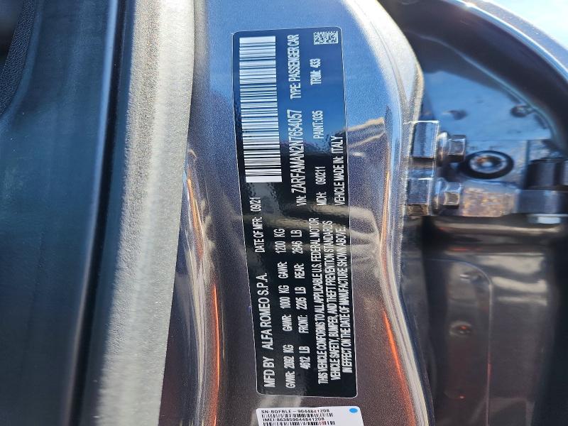 Aukcja sprzedaży 2022 Alfa Romeo Giulia, vin: ZARFAMAN2N7654057, numer aukcji: 50660446