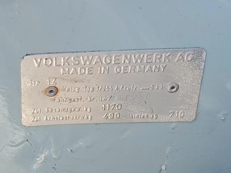 Продаж на аукціоні авто 1967 Volkswagen Karmann Ghia, vin: 147158340, номер лоту: 48974406