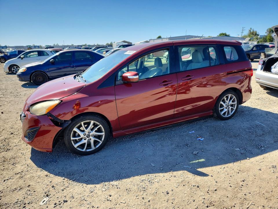2013 Mazda 5 მანქანა იყიდება აუქციონზე, vin: JM1CW2CL6D0149838, აუქციონის ნომერი: 47999876