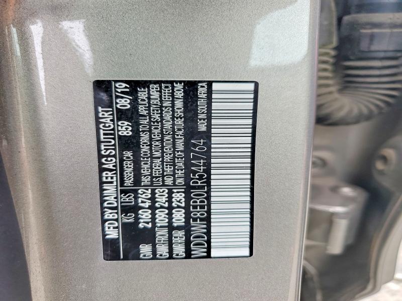 Продаж на аукціоні авто 2020 Mercedes-benz C, vin: WDDWF8EB0LR544764, номер лоту: 49870636