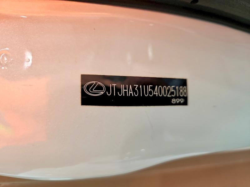 Aukcja sprzedaży 2004 Lexus Rx, vin: JTJHA31U540025188, numer aukcji: 49316856