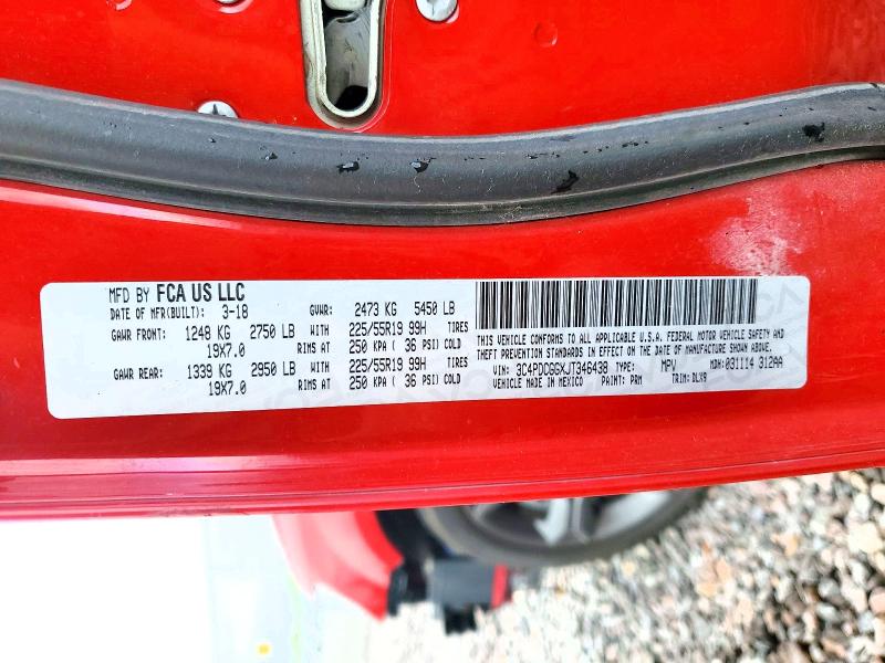 Продаж на аукціоні авто 2018 Dodge Journey, vin: 3C4PDCGGXJT346438, номер лоту: 51264646