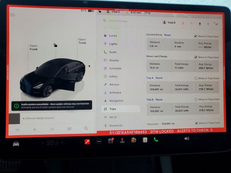Продаж на аукціоні авто 2022 Tesla Model 3, vin: 5YJ3E1EA5NF189453, номер лоту: 48945456