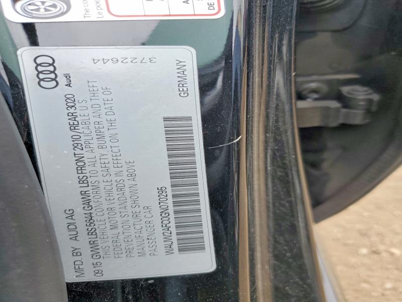 51898106 :رقم المزاد ، WAUW2AFC0GN070295 vin ، 2016 Audi S7 مزاد بيع