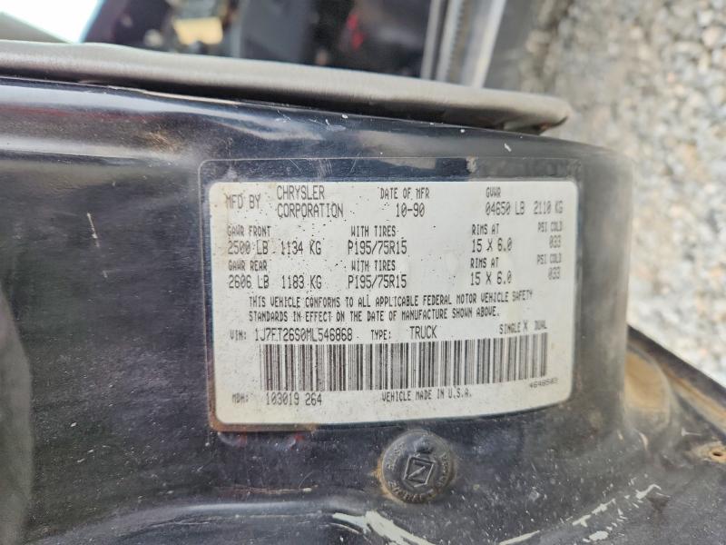 Aukcja sprzedaży 1991 Jeep Comanche, vin: 1J7FT26S0ML546868, numer aukcji: 51541516