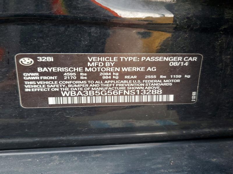 48881726 :رقم المزاد ، WBA3B5G56FNS13288 vin ، 2015 Bmw 328 مزاد بيع
