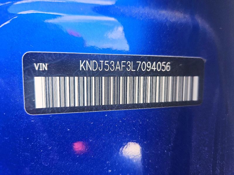 2020 Kia Soul მანქანა იყიდება აუქციონზე, vin: KNDJ53AF3L7094056, აუქციონის ნომერი: 49371556
