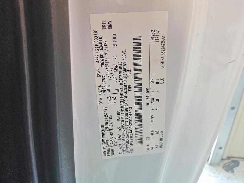 Продажа на аукционе авто 2019 Ford F250, vin: 1FT7X2A63KEC74713, номер лота: 49151756