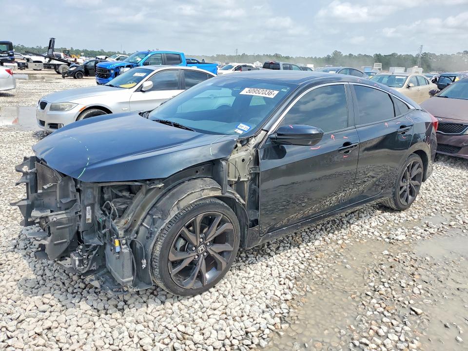 50952036 :رقم المزاد ، 19XFC2F82LE025410 vin ، 2020 Honda Civic مزاد بيع