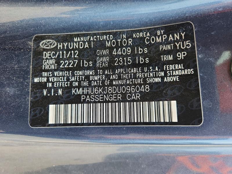 Aukcja sprzedaży 2013 Hyundai Genesis Coupe, vin: KMHHU6KJ8DU096048, numer aukcji: 51036046