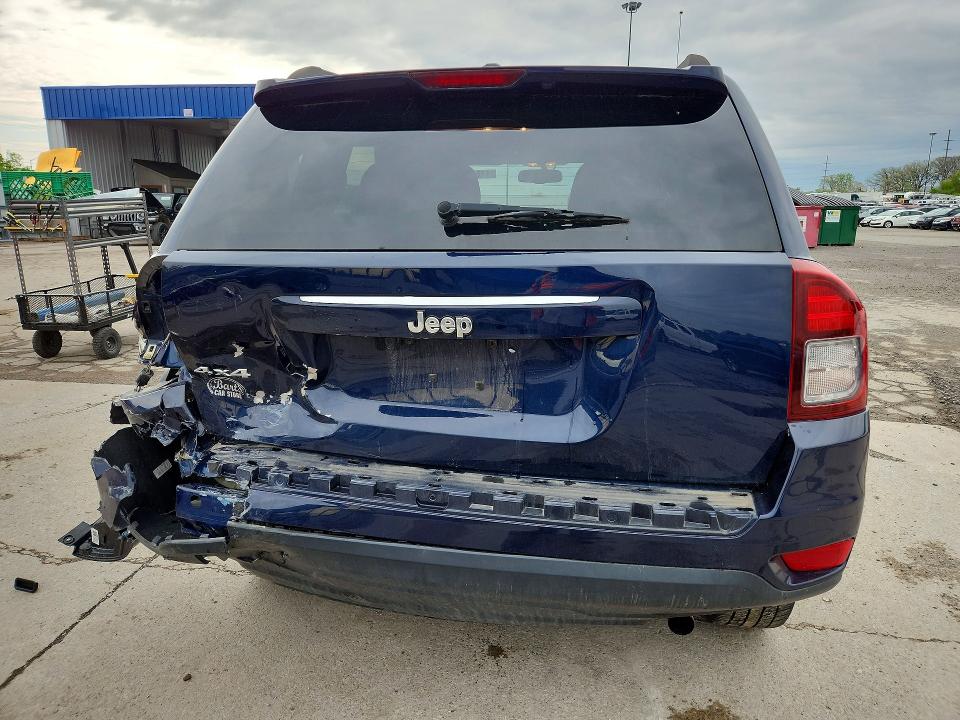 2016 Jeep Compass მანქანა იყიდება აუქციონზე, vin: 1C4NJDBBXGD662096, აუქციონის ნომერი: 41630476