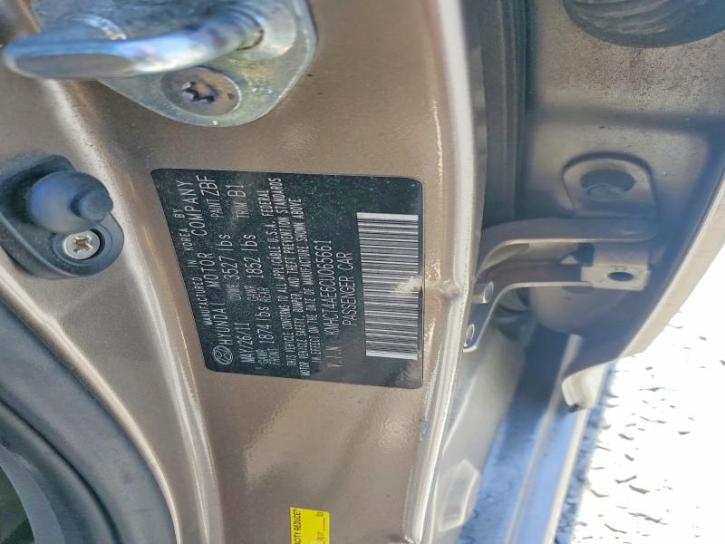 48538496 :رقم المزاد ، KMHCT4AE6CU065661 vin ، 2012 Hyundai Accent مزاد بيع