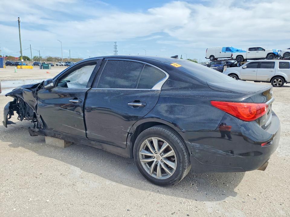 2015 Infiniti Q50 მანქანა იყიდება აუქციონზე, vin: JN1BV7AR5FM398911, აუქციონის ნომერი: 49578396