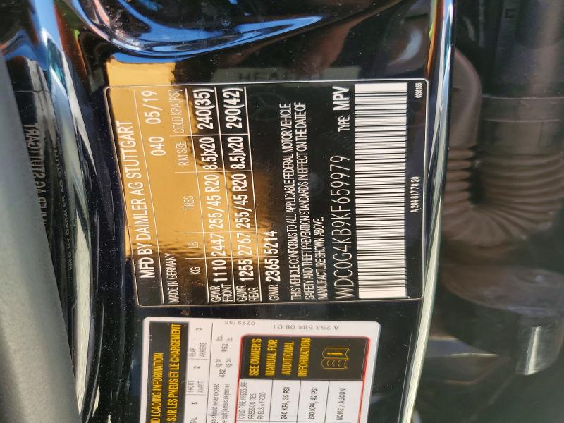Продаж на аукціоні авто 2019 Mercedes-benz Glc, vin: WDC0G4KB9KF659979, номер лоту: 51683786