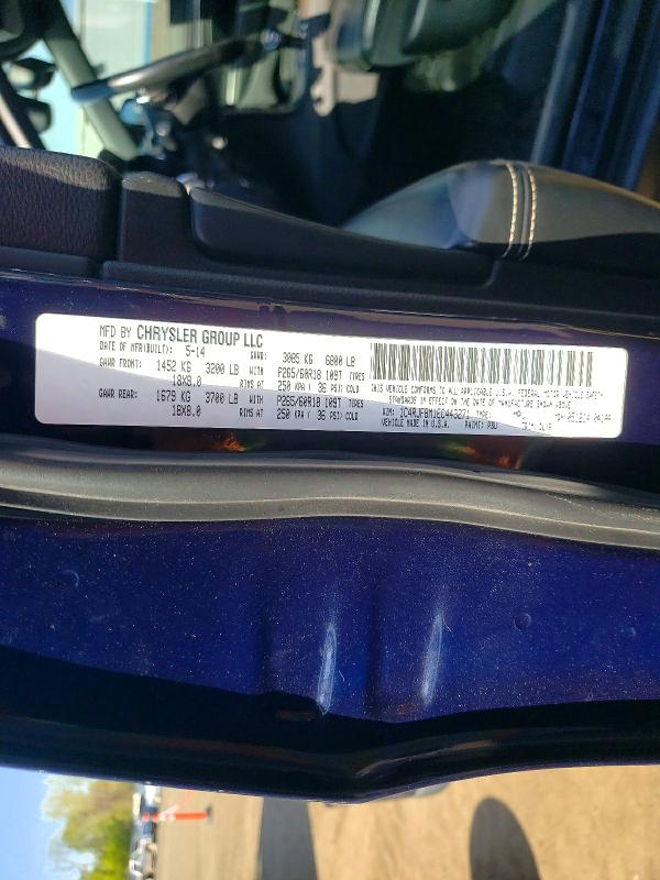 Продаж на аукціоні авто 2014 Jeep Grand Cherokee, vin: 1C4RJFBM1EC443271, номер лоту: 48756126