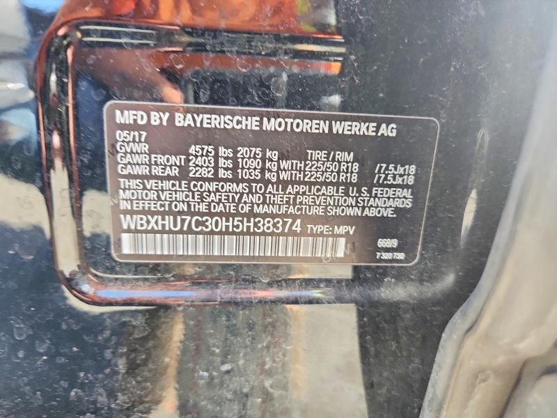 Продажа на аукционе авто 2017 Bmw X1, vin: WBXHU7C30H5H38374, номер лота: 50173426