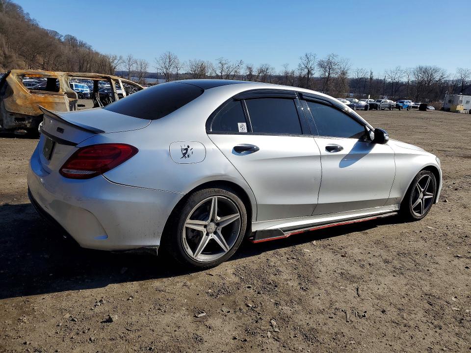 2015 Mercedes-benz C მანქანა იყიდება აუქციონზე, vin: 55SWF4KB5FU020445, აუქციონის ნომერი: 49016816