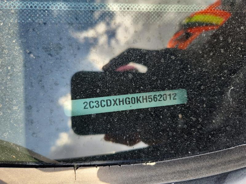 Aukcja sprzedaży 2019 Dodge Charger, vin: 2C3CDXHG0KH562012, numer aukcji: 49600666