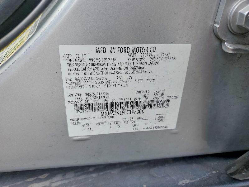 2020 Ford Ecosport მანქანა იყიდება აუქციონზე, vin: MAJ6S3KL6LC347306, აუქციონის ნომერი: 51022056