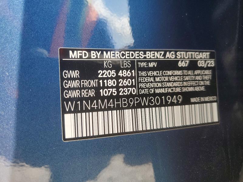 Aukcja sprzedaży 2023 Mercedes-benz Glb, vin: W1N4M4HB9PW301949, numer aukcji: 49610426