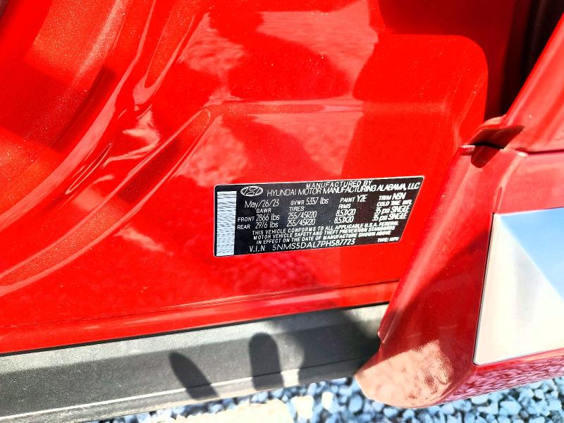 Продажа на аукционе авто 2023 Hyundai Santa Fe, vin: 5NMS5DAL7PH587723, номер лота: 51166316