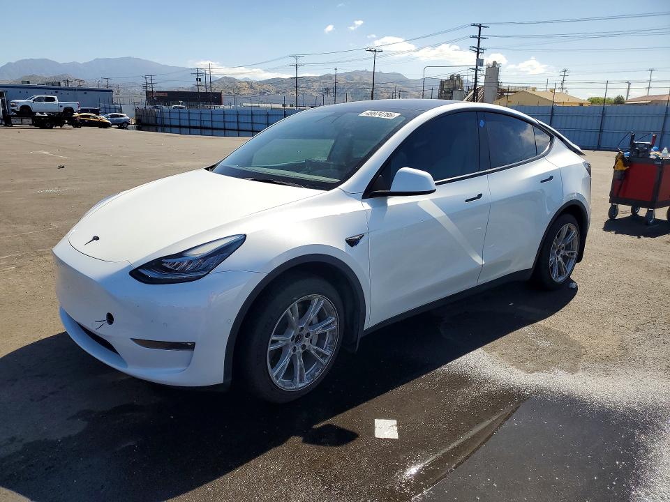 49974786 :رقم المزاد ، 7SAYGDEE7NF312483 vin ، 2022 Tesla Model Y مزاد بيع