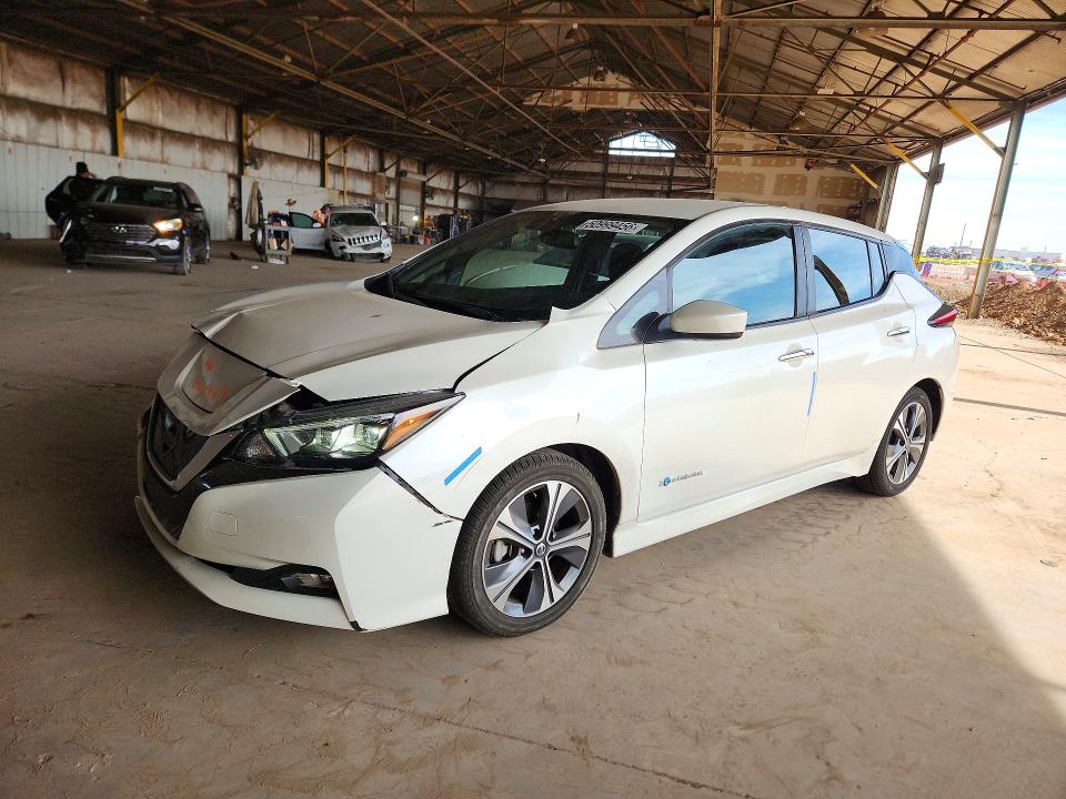 2018 Nissan Leaf მანქანა იყიდება აუქციონზე, vin: 1N4AZ1CP3JC308259, აუქციონის ნომერი: 50999456