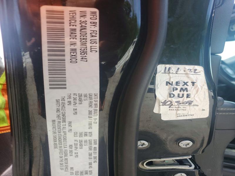 Aukcja sprzedaży 2021 Jeep Compass, vin: 3C4NJDEB3MT595147, numer aukcji: 49296236