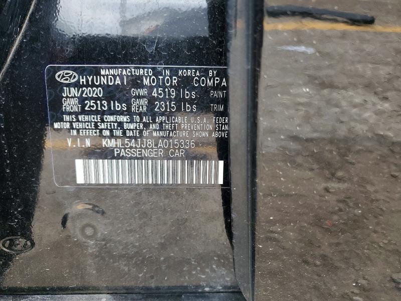 Продаж на аукціоні авто 2020 Hyundai Sonata Hybrid, vin: KMHL54JJ8LA015336, номер лоту: 48469606