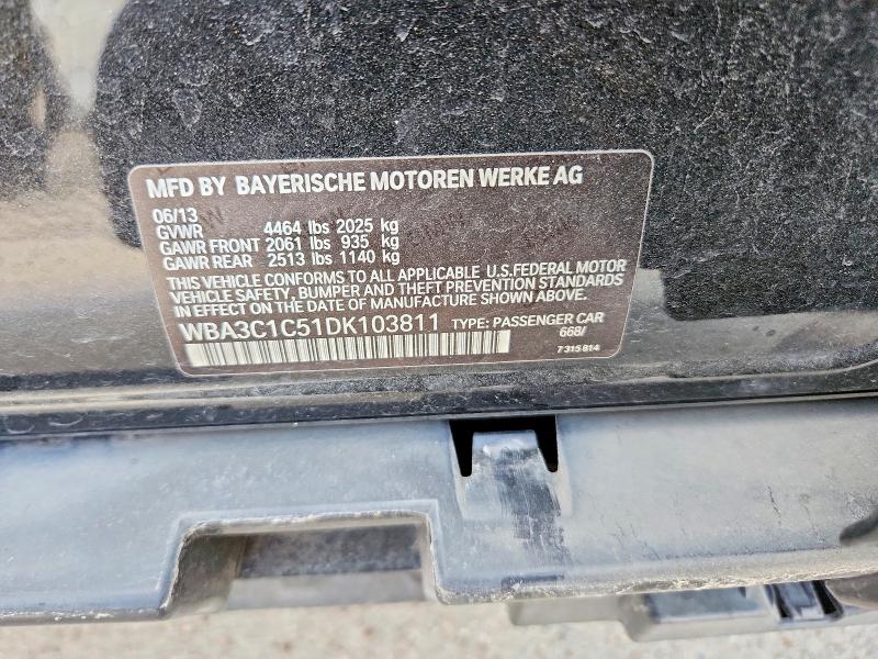 Aukcja sprzedaży 2013 Bmw 328, vin: WBA3C1C51DK103811, numer aukcji: 48684586