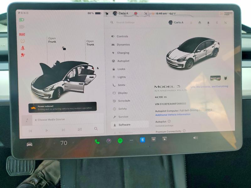 Продаж на аукціоні авто 2021 Tesla Model 3, vin: 5YJ3E1EA6MF066033, номер лоту: 49265586