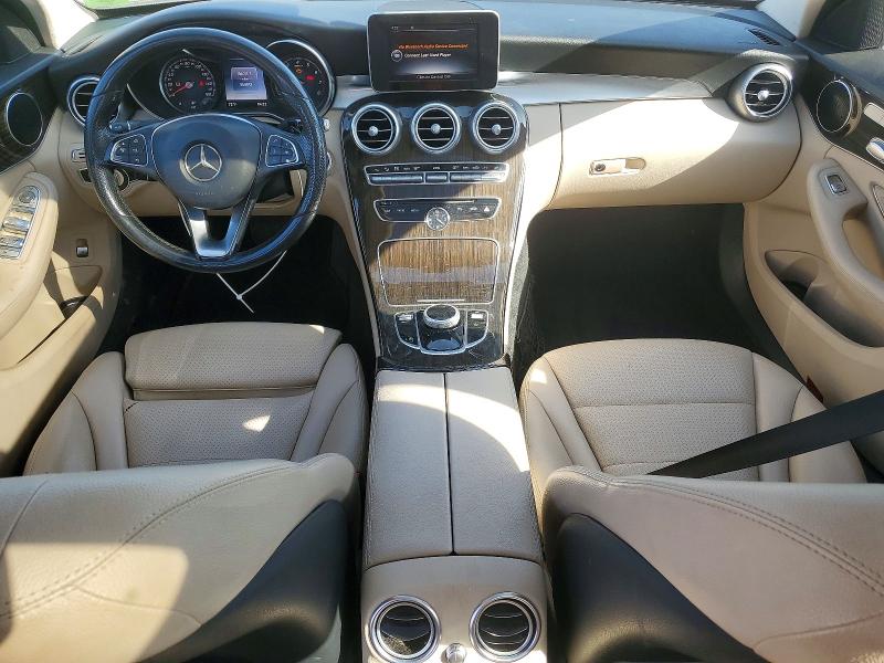 49542636 :رقم المزاد ، 55SWF4KB1HU221326 vin ، 2017 Mercedes-benz C مزاد بيع