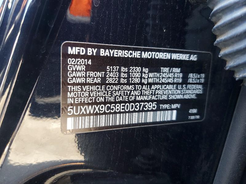 Продаж на аукціоні авто 2014 Bmw X3, vin: 5UXWX9C58E0D37395, номер лоту: 51346096