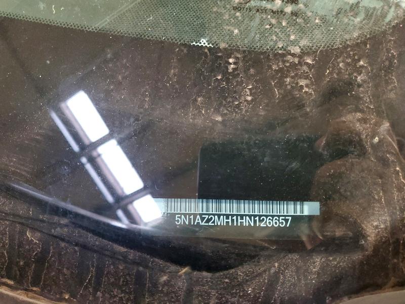 Aukcja sprzedaży 2017 Nissan Murano, vin: 5N1AZ2MH1HN126657, numer aukcji: 49130146