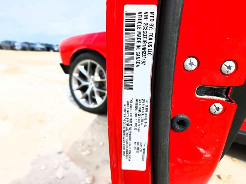 49329346 :رقم المزاد ، 2C3CDZJG1NH233197 vin ، 2022 Dodge Challenger مزاد بيع