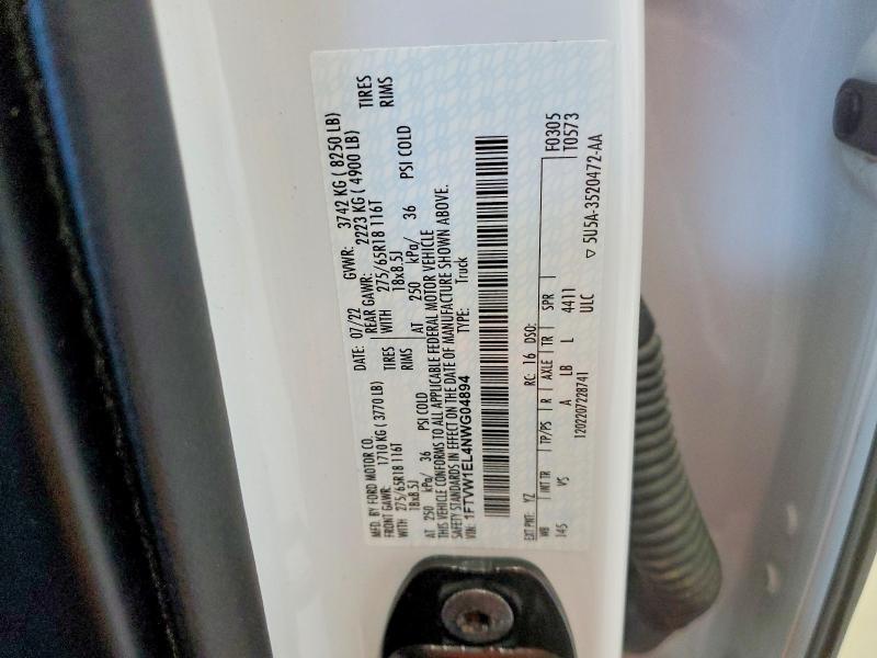 Aukcja sprzedaży 2022 Ford F150, vin: 1FTVW1EL4NWG04894, numer aukcji: 49077336