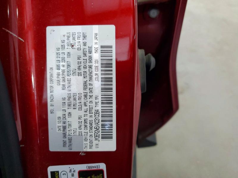 Продаж на аукціоні авто 2010 Mazda Cx-7, vin: JM3ER2W5XA0310384, номер лоту: 51673836