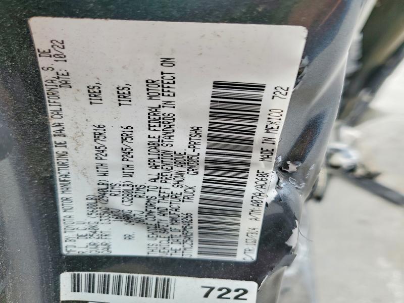 50404546 :رقم المزاد ، 3TMCZ5AN5PM540266 vin ، 2023 Toyota Tacoma مزاد بيع