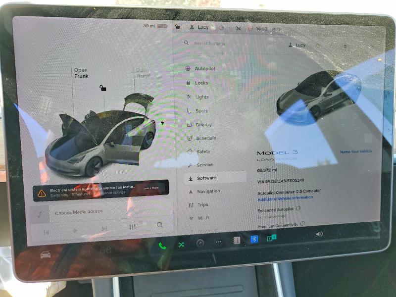 49284596 :رقم المزاد ، 5YJ3E1EA5JF005249 vin ، 2018 Tesla Model 3 مزاد بيع