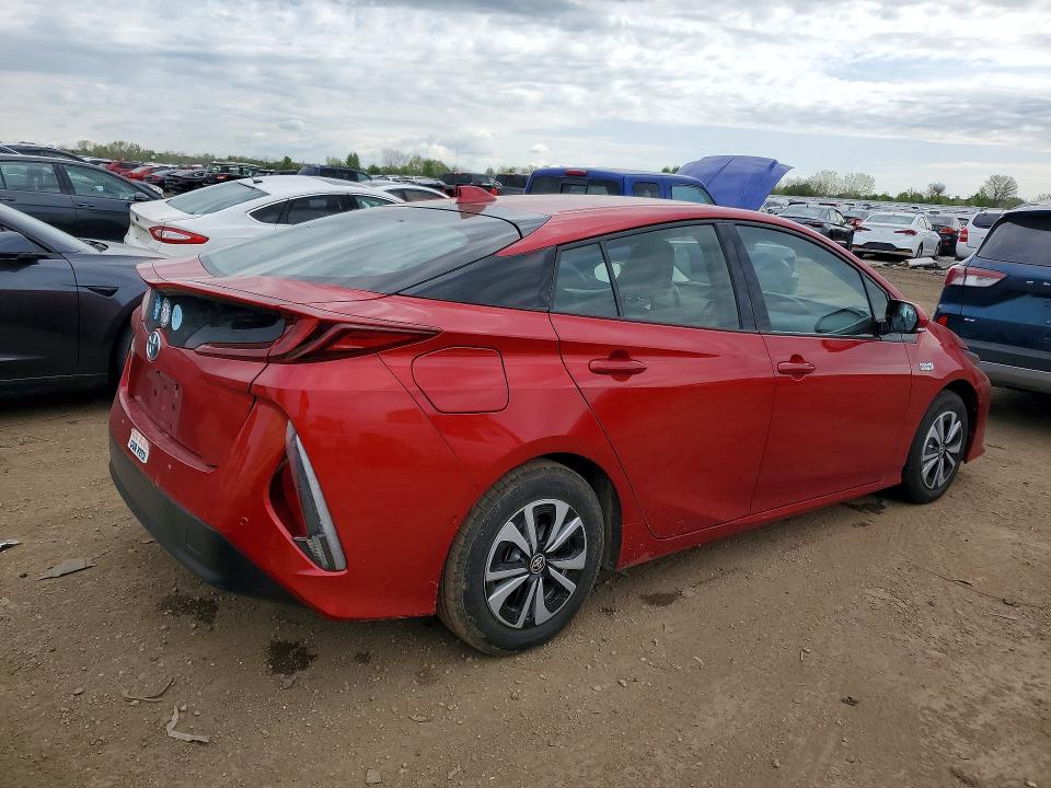 51396836 :رقم المزاد ، JTDKARFP1J3070301 vin ، 2018 Toyota Prius Prime مزاد بيع