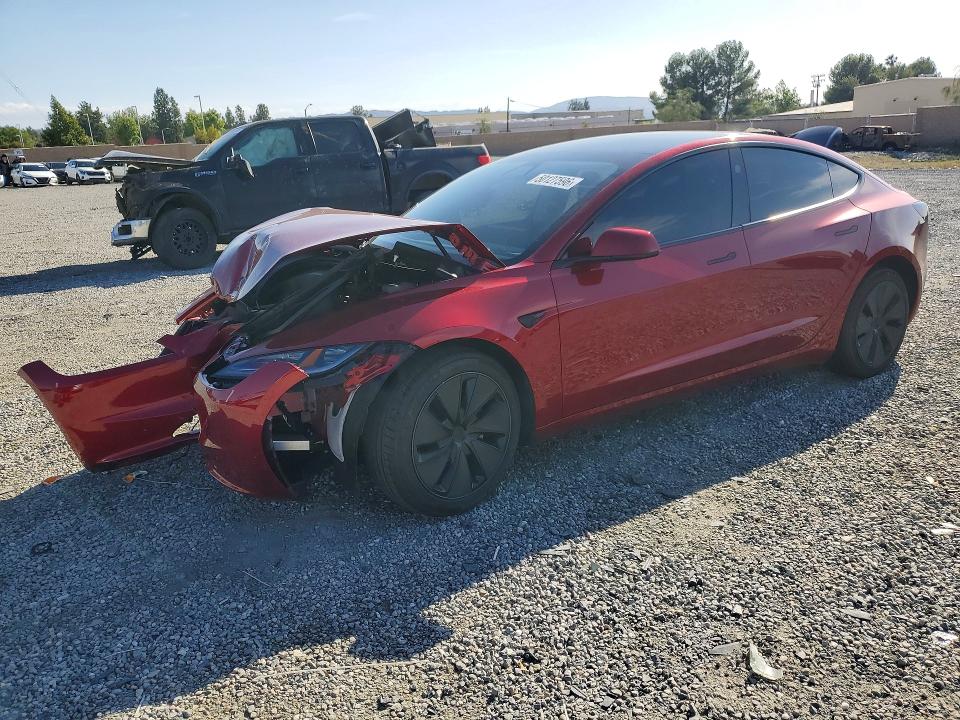 2025 Tesla Model 3 მანქანა იყიდება აუქციონზე, vin: 5YJ3E1EA6SF047267, აუქციონის ნომერი: 50127596
