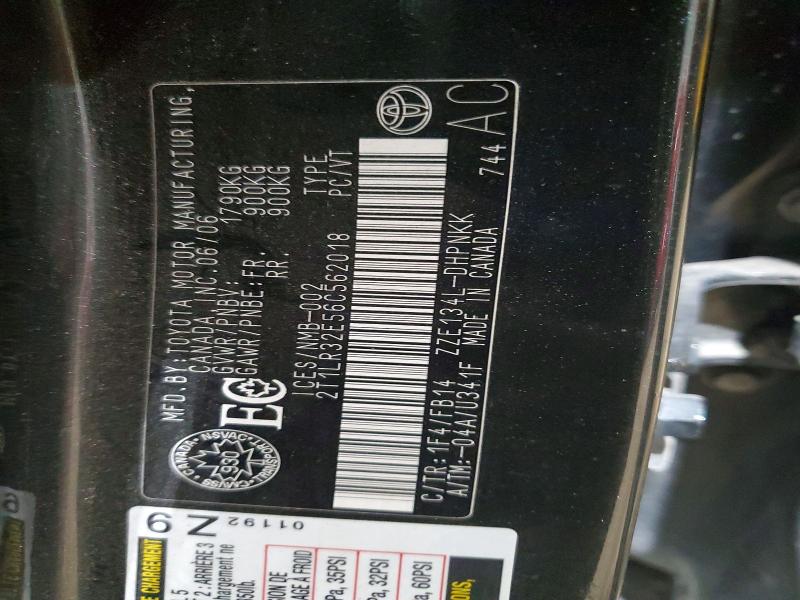2006 Toyota Matrix მანქანა იყიდება აუქციონზე, vin: 2T1LR32E56C562018, აუქციონის ნომერი: 51370466