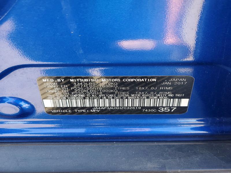 Продаж на аукціоні авто 2017 Mitsubishi Outlander Sport, vin: JA4AP3AUXHZ032619, номер лоту: 49555906
