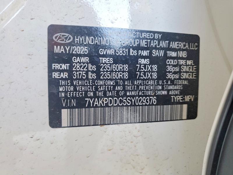 Aukcja sprzedaży 2025 Hyundai Ioniq 5, vin: 7YAKPDDC5SY029376, numer aukcji: 50408976
