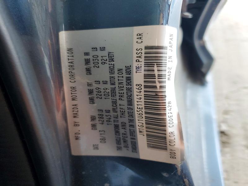 49998936 :رقم المزاد ، JM1GJ1U65E1141468 vin ، 2014 Mazda 6 مزاد بيع