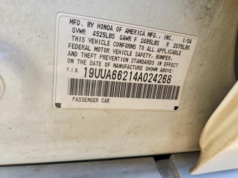 Продажа на аукционе авто 2004 Acura Tl, vin: 19UUA66214A024268, номер лота: 48687136