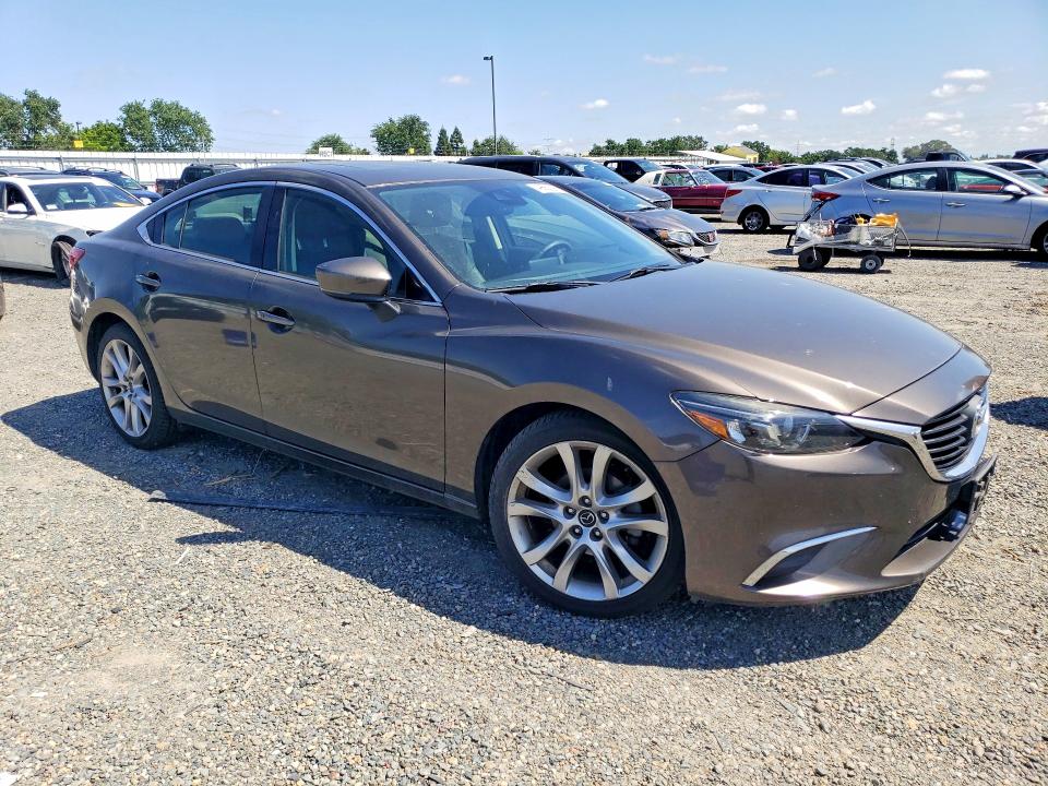 2017 Mazda 6 მანქანა იყიდება აუქციონზე, vin: JM1GL1V59H1106520, აუქციონის ნომერი: 49662386